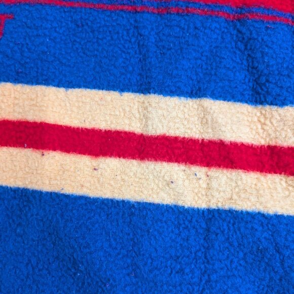 Biederlack Florida Panthers Throw Blanket Fleece Blue Red Made in USA - Picture 11 of 11